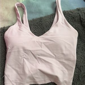 Pink Lululemon align tank top. Size 2 perfect condition never worn